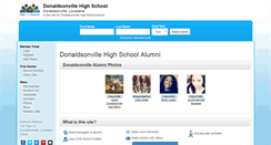 Desktop Screenshot of donaldsonvillehighschool.org